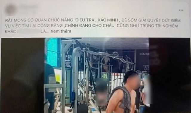 Danh tính người đàn ông hành hung nam sinh 16 tuổi ở phòng gym tại Ninh Bình, công an quyết định tạm giữ