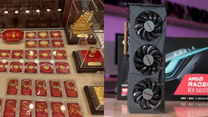 Giá vàng trong nước tối ngày 1/9: Đứng giá dịp nghỉ lễ, card đồ họa AMD Radeon RX giá có rẻ?