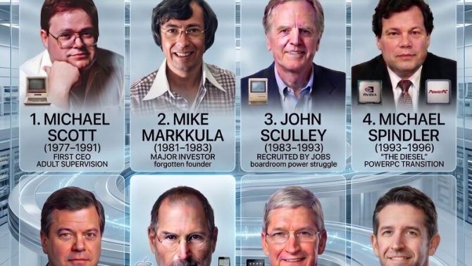 Apple: Từ gara chạp phô đến đế chế nghìn tỷ, nhìn lại 8 đời CEO đã nhào nặn nên một thương hiệu vĩ đại