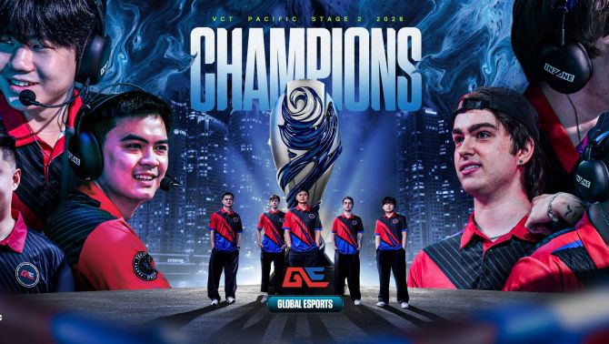 Global Esports đánh bại Nongshim RedForce, vô địch VCT Pacific Stage 2 2026