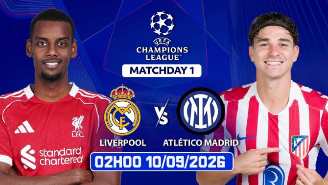 Dự đoán tỷ số Liverpool vs Atletico Madrid 2h ngày 10/9 - Nhận định bóng đá Cúp C1 châu Âu hôm nay