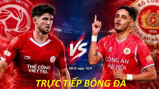 VTV6 trực tiếp bóng đá Thể Công Viettel vs CAHN - Link xem trực tiếp V.League trên VTV
