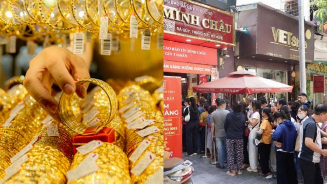 Bảng giá vàng hôm nay 10/9: Vàng SJC bất ngờ 'lội ngược dòng', tăng hàng triệu đồng chỉ sau 1 phiên