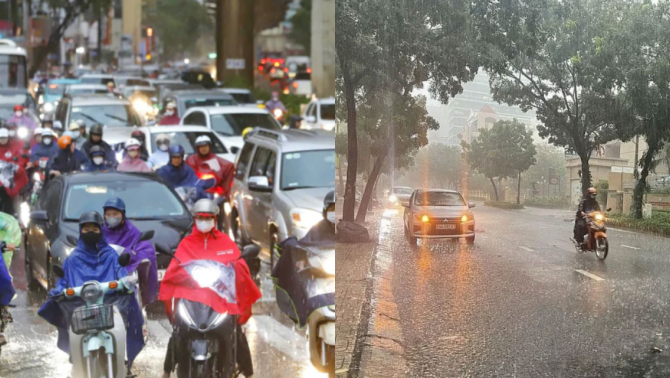 Hà Nội mưa lớn trong hôm nay 10/9: Cảnh báo lốc sét và gió giật mạnh trong 3 giờ tới tại các khu vực