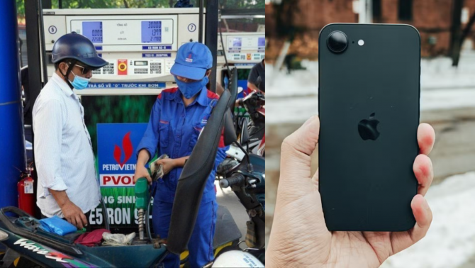 Giá xăng dầu hôm nay 14/9: E10 tăng mạnh sát 25.000 đồng, Diesel hơn 28.000, iPhone 16e rẻ bèo