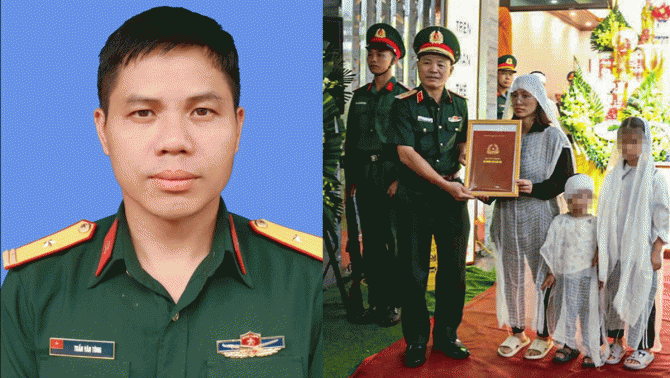 Chủ tịch nước truy tặng Huân chương dũng cảm cho Trung tá Trần Văn Tùng sau vụ hy sinh cứu người
