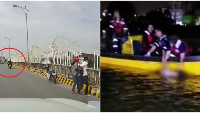 Vụ thiếu tá lao xuống sông Trà Lý cứu người: Đã tìm thấy thi thể nạn nhân thứ 2, hé lộ danh tính