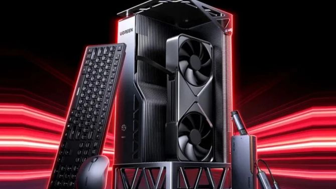 UGREEN ra mắt dock GPU Thunderbolt 5 đầu tiên, PSU 850W và hỗ trợ kết nối daisy-chain