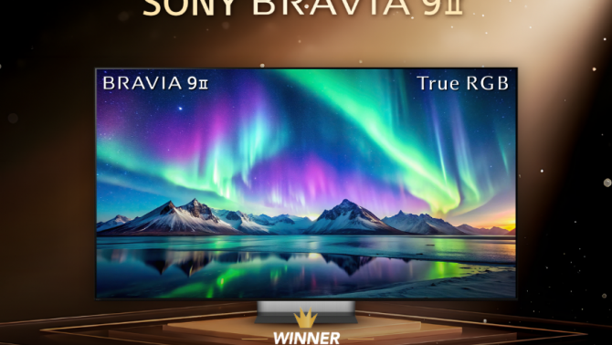 Sony 8 năm giữ ngôi vương: Sony Bravia 9 II ẵm giải 'King of RGB LED TV 2026'