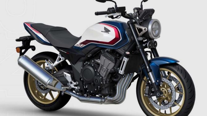 Honda CB500 SUPER FOUR bất ngờ lộ diện: 4 máy, E-Clutch, phối màu CB1300 SP cực chất