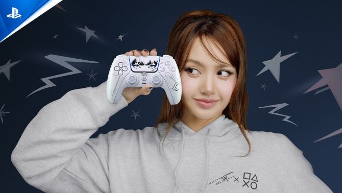 BLACKPINK Lisa bắt tay Sony ra mắt tay cầm DualSense cực độc, fan có thể đặt trước từ 2/10