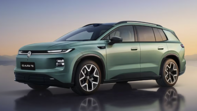 Volkswagen ID.AURA T6 2027 ra mắt: SUV điện hạng D mạnh 231 mã lực, ‘xé vé’ Ford Everest và CX-8