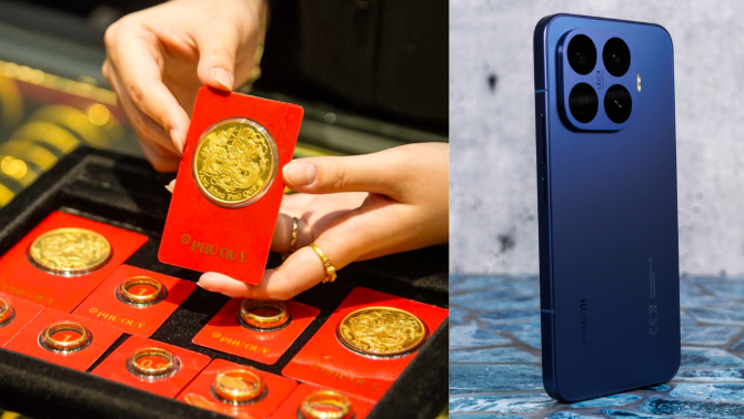 Giá vàng hôm nay trưa 23/9: Vàng SJC, vàng nhẫn bật tăng tới 600.000 đồng, Xiaomi 17T Pro giảm sâu