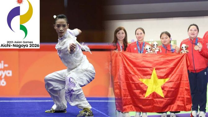 Kết quả thi đấu của Đoàn Thể thao Việt Nam tại ASIAD 2026 hôm nay 23/9: Chờ thêm huy chương Vàng