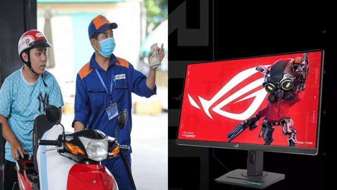 Giá xăng dầu tối 24/9: Các mặt hàng bật tăng kỳ thứ ba liên tiếp, màn hình gaming Asus giá ra sao?