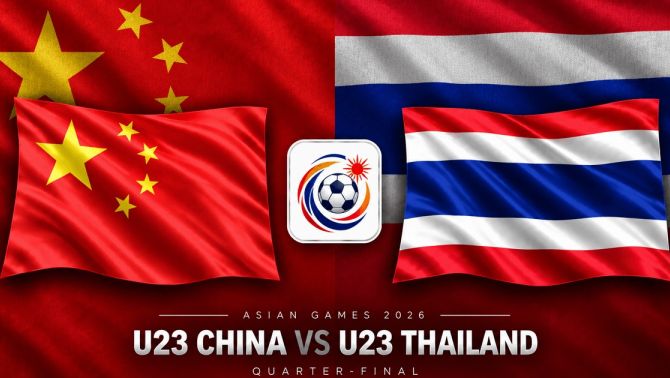 Kết quả bóng đá U23 Trung Quốc vs U23 Thái Lan hôm nay 26/9 -ASIAD 2026: Đại diện Đông Nam Á thảm bại