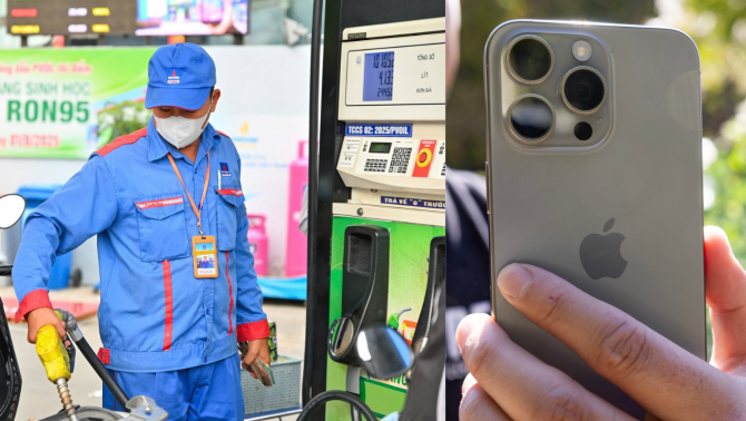 Giá xăng dầu hôm nay sáng thứ Ba 29/9 tăng đồng loạt, E10 hơn 27.000 đồng, iPhone 15 Pro có giảm?