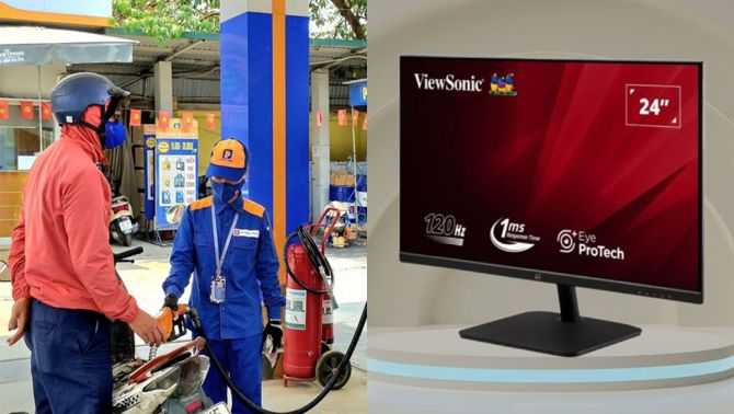 Giá xăng dầu sáng 29/9: Đồng loạt tăng 3 kỳ liên tiếp, giá màn hình gaming ViewSonic giảm chạm đáy
