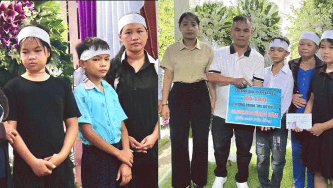 Xót xa gia cảnh 3 em nhỏ bố mất vì đột quỵ, mẹ tử vong trên đường đi làm giấy xác nhận cận nghèo