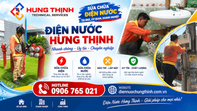 Điện Nước Hưng Thịnh: Tiên phong ứng dụng kỹ thuật hiện đại trong xử lý sự cố điện nước