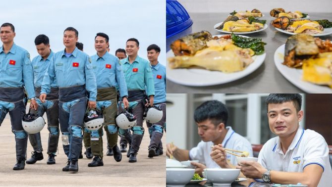 Choáng trước 1 bữa ăn của phi công chiến đấu ở Việt Nam: Ăn là nhiệm vụ, người bình thường không nên theo