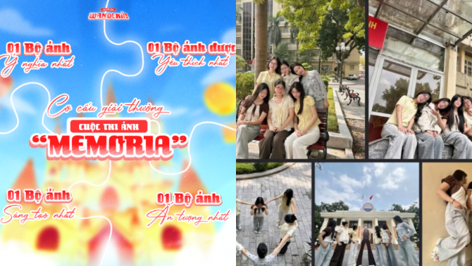 Lưu giữ hành trình khám phá tuổi trẻ cùng sự kiện đồng hành 'MEMORIA'