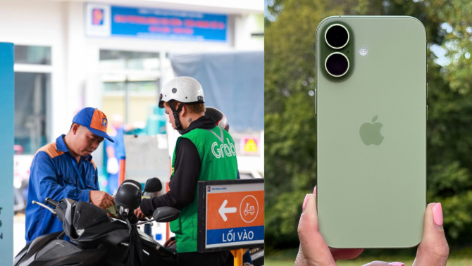 Giá xăng dầu hôm nay Chủ Nhật 4/10 tăng giảm trái chiều, E10 và E5 tiếp tục tăng, bảng giá iPhone 17 ra sao?