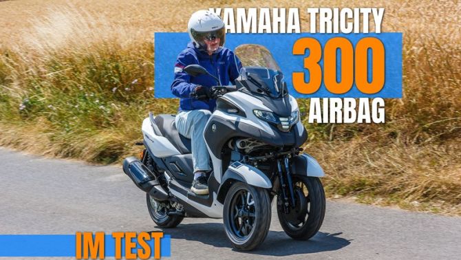 Yamaha Tricity 300 2027 gây sốc với túi khí: Xe tay ga 3 bánh nay còn an toàn hơn cả ô tô?
