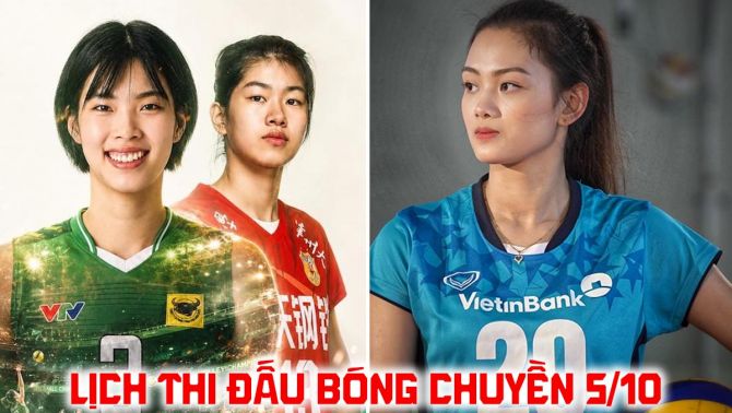 Lịch thi đấu bóng chuyền hôm nay 5/10: VTV Bình Điền Long An đấu Vietinbank ở giải VĐQG Việt Nam khi nào?