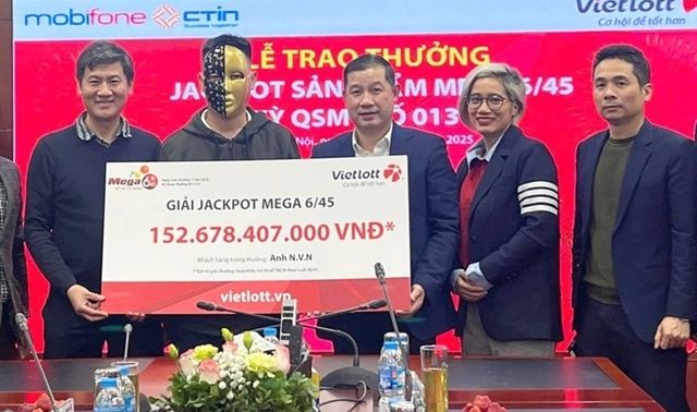 Hé lộ về vé số trúng giải độc đắc gần 200 tỷ đồng, giải lớn nhất lịch sử Jackpot Mega 6/45