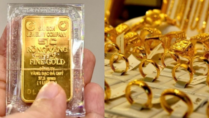 Giá vàng hôm nay 7/10 mới nhất: Vàng SJC vàng 9999 bất ngờ giảm, vàng thế giới đảo tăng trái ngược