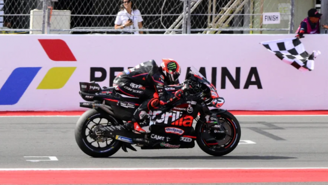 Aprilia được cảnh báo 'bất bại' tại MotoGP Indonesia: 4 chiếc RS-GP sẵn sàng làm loạn Mandalika!
