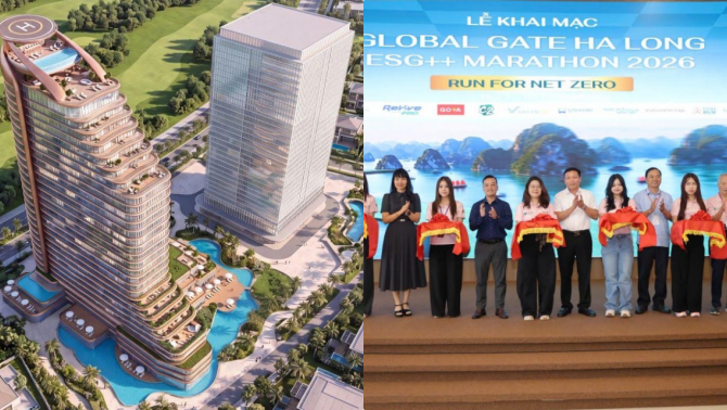 Giải marathon 15.000 người khai mạc: Câu trả lời sớm cho bài toán kinh doanh của nhà phố bên vịnh Hạ Long