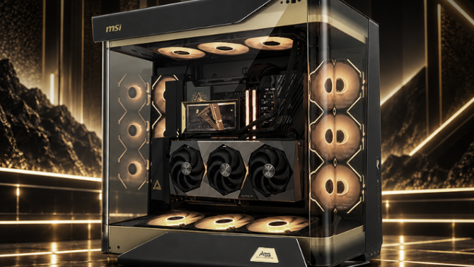 MSI ra mắt MEG Prestige Edition: PC cao cấp trang bị RTX 5090 và Ryzen 9 9950X3D2