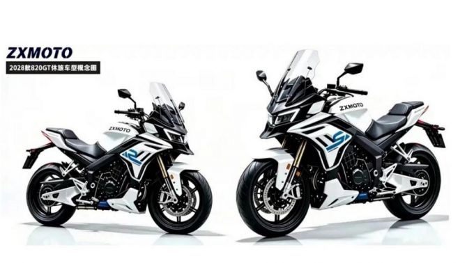Chưa ra mắt đã gây tò mò: ZXMoto 820GT 2027 lộ cấu hình 115 mã lực, thiết kế sinh ra để đi tour!
