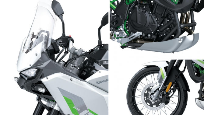 Kawasaki KLE500 SE 2027 tung chiêu cực gắt: Côn tự động, lốp không săm, dân mê ADV phát sốt