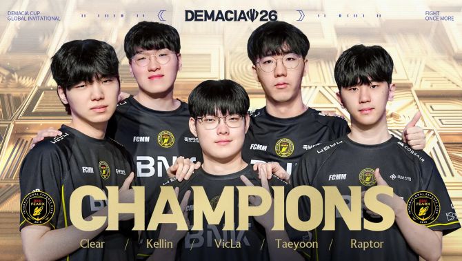 BNK FearX vô địch Demacia Cup Global Invitational 2026, Raptor giành MVP