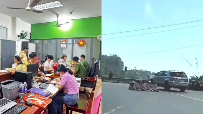 Đã xác định được nhóm 6 phụ nữ ngồi giữa khúc cua đèo Hải Vân để chụp ảnh, bị phạt bao nhiêu tiền?