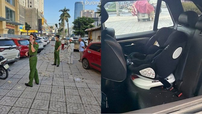 Loạt ô tô đỗ trước chung cư ở Nghệ An bị đập kính trong đêm, hiện trường không có camera giám sát