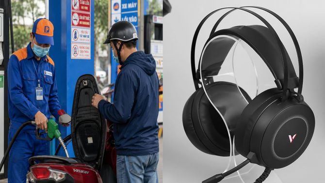 Giá xăng dầu ngày 20/10: RON92 giảm hơn 700 đồng/lít sau chuỗi tăng, tai nghe gaming Rapoo giá rẻ bèo