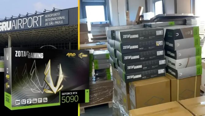 Hai kiện hàng card đồ họa RTX 5090 trị giá nửa triệu đô biến mất bí ẩn tại sân bay Brazil