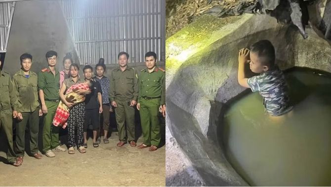 Bé trai 3 tuổi mất tích hơn 14 giờ, được gia đình tìm thấy vẫn an toàn ở nơi không ai nghĩ đến