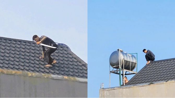 Thông tin đáng chú ý về 2 đối tượng cố thủ trên mái nhà ở Thanh Hóa: 1 người phụ nữ bị bắt trước đó