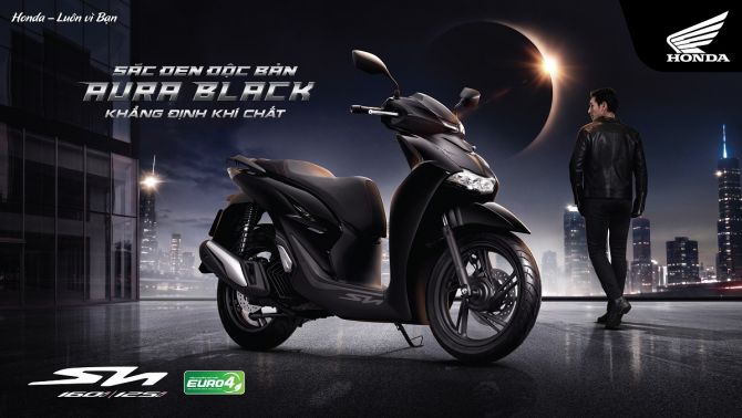 Honda SH 2027 chính thức ra mắt tại Việt Nam: Có màu độc bản Aura Black Edition tuyệt đẹp, giá từ 87,29 triệu đồng