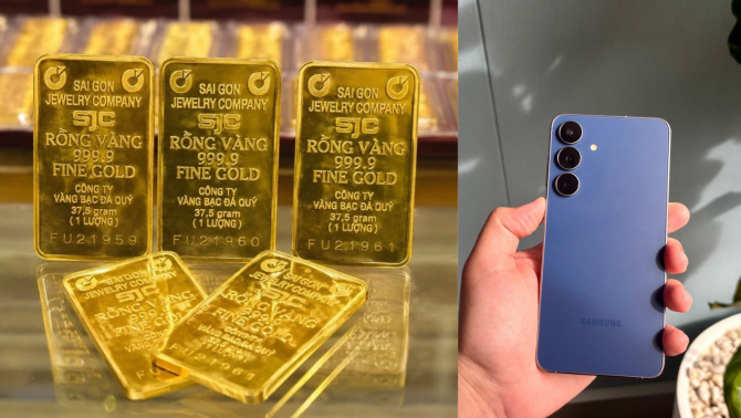 Giá vàng hôm nay trưa 27/10 trong nước bật tăng, vàng thế giới suy yếu, Samsung S25 FE có rẻ?