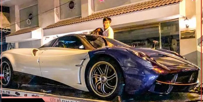 Pagani Huayra của đại gia Minh 'Nhựa' lột xác hậu đám cưới con gái