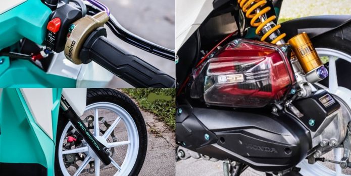 Vario tỏa sáng với phiên bản thiên thần xanh đi kèm dàn tay lái hàng khủng