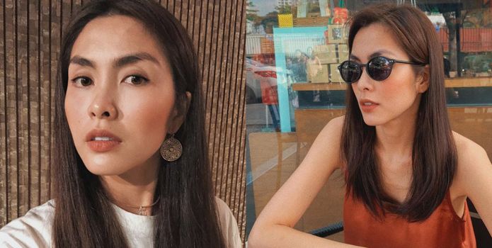 Tăng Thanh Hà khiến fan phát hoảng khi lộ đôi tay xương xẩu, chân nổi đầy gân chằng chịt