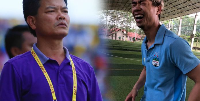 HLV trưởng Nam Định đổ lỗi cho thời tiết cực hài hước sau trận thua HAGL