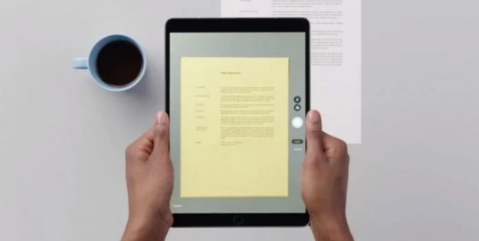 Scan tài liệu không cần cài ứng dụng trực tiếp với iPhone và iPad